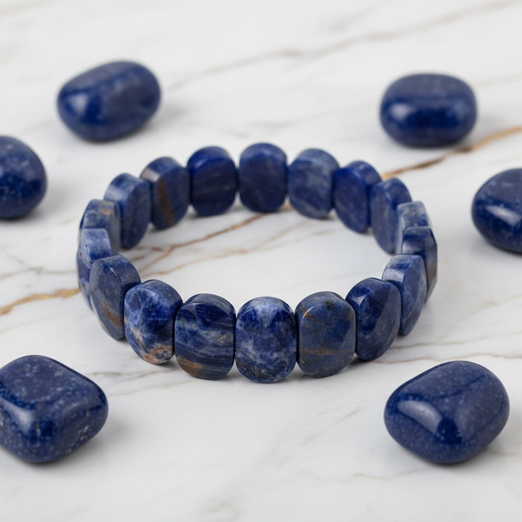 Sodalit Armband – Facettierte Klarheit CrystalScents
