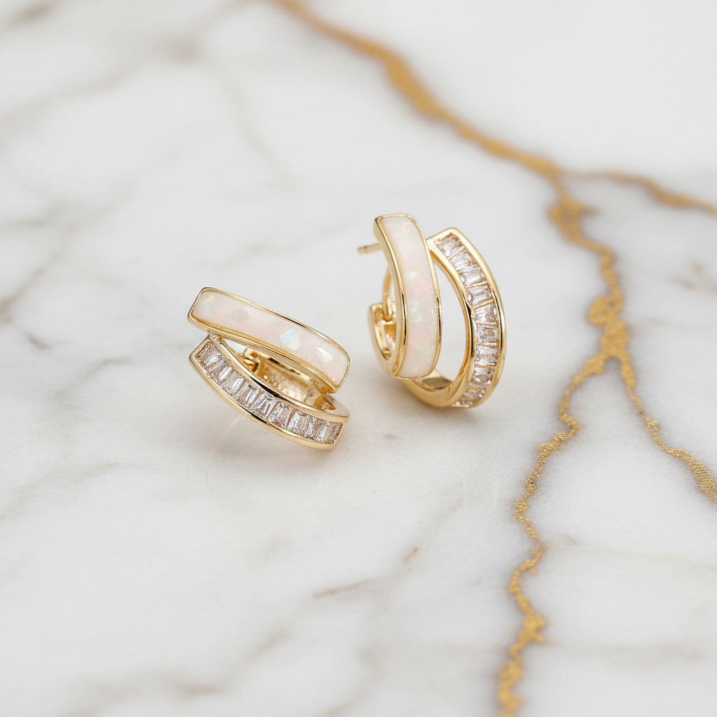 Ohrstecker in Gold – Funkelnde Highlights CrystalScents