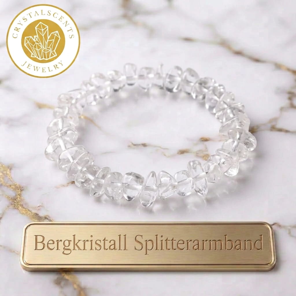 Bergkristall Splitterarmband – Ausgeglichenheit & Gelassenheit