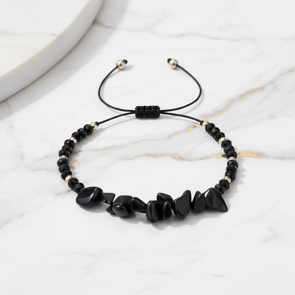 Obsidian Schutzarmband – Stärke & Sicherheit