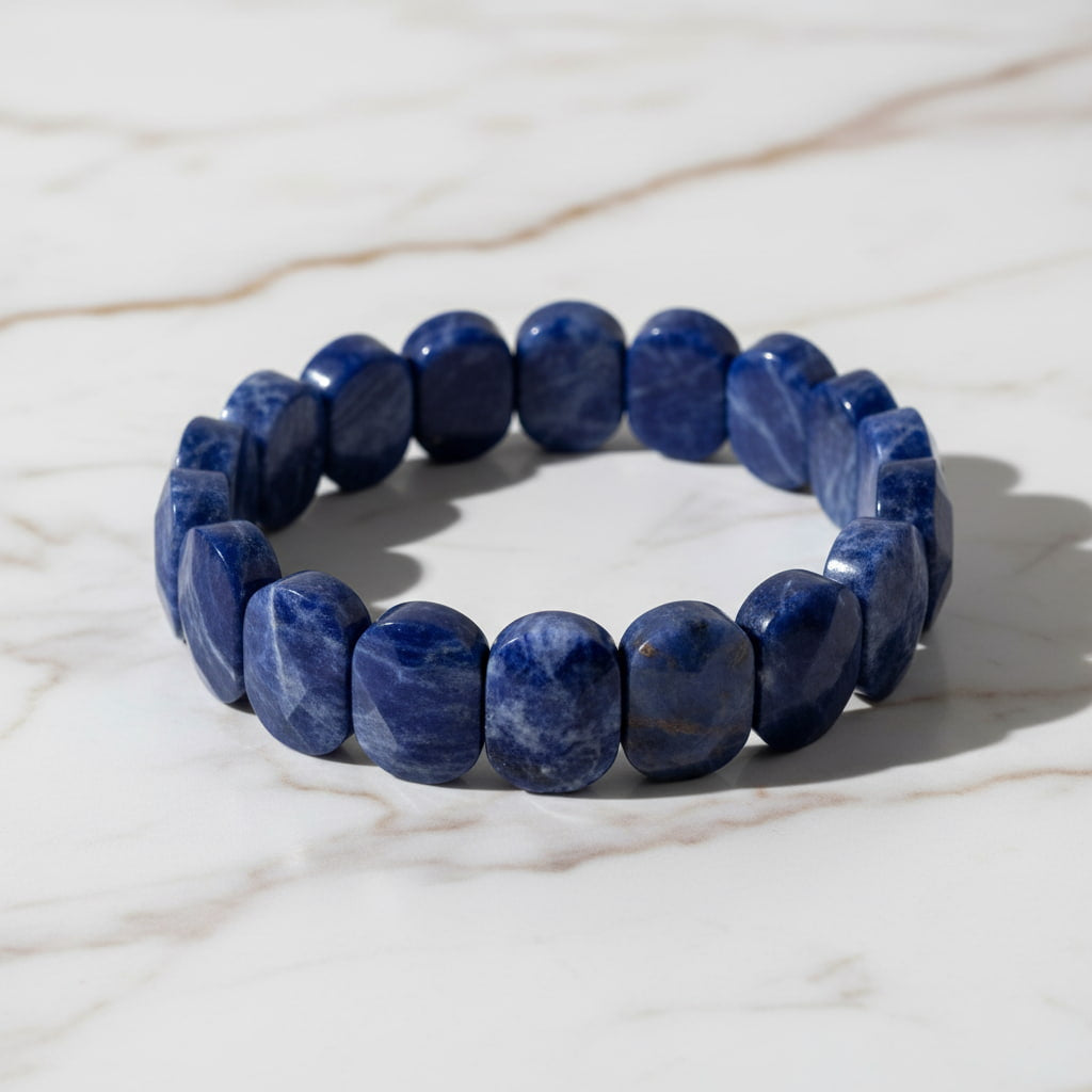 Sodalit Armband – Facettierte Klarheit CrystalScents