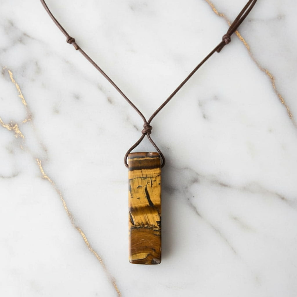 Tigerauge Halskette - Natürliche Ausstrahlung JETZT sichern CrystalScents