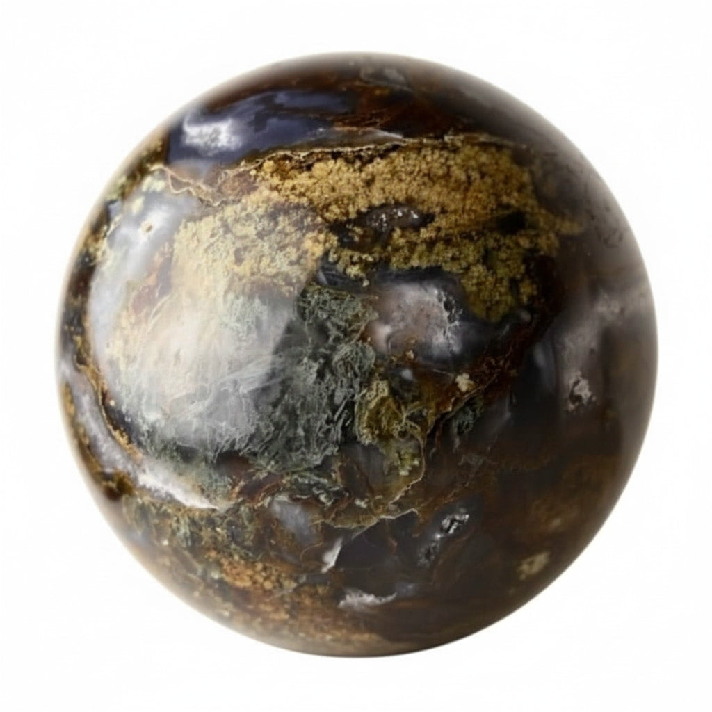 Moosachat Kugel – Naturnahes Wohnhighlight