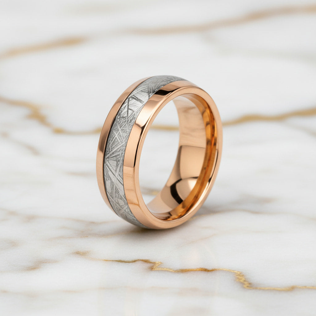 Ring Roségold mit Silber-Akzent – stilvolle Kontraste CrystalScents