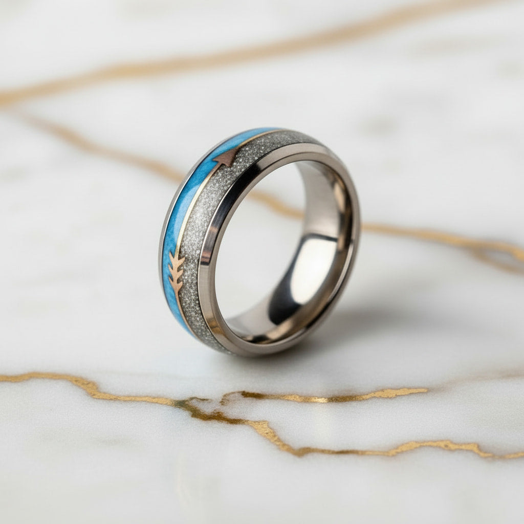 Ring mit Pfeil-Design – dekoratives Accessoire für markanten Look CrystalScents