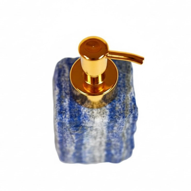 Lapislazuli Seifenspender – Harmonie & Glanz CrystalScents