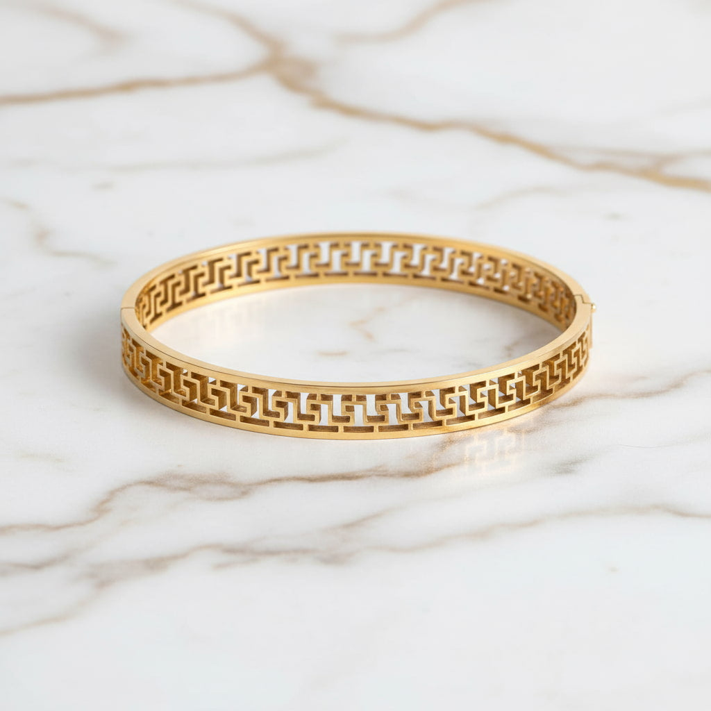 Armband - Gold mit kunstvollem Muster CrystalScents