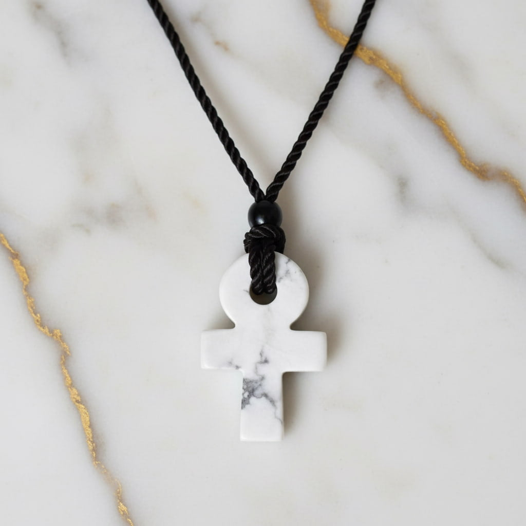 Howlit Halskette - Anch Anhänger CrystalScents