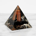 Obsidian Orgonit Pyramide - Schutz & Energie CrystalScents