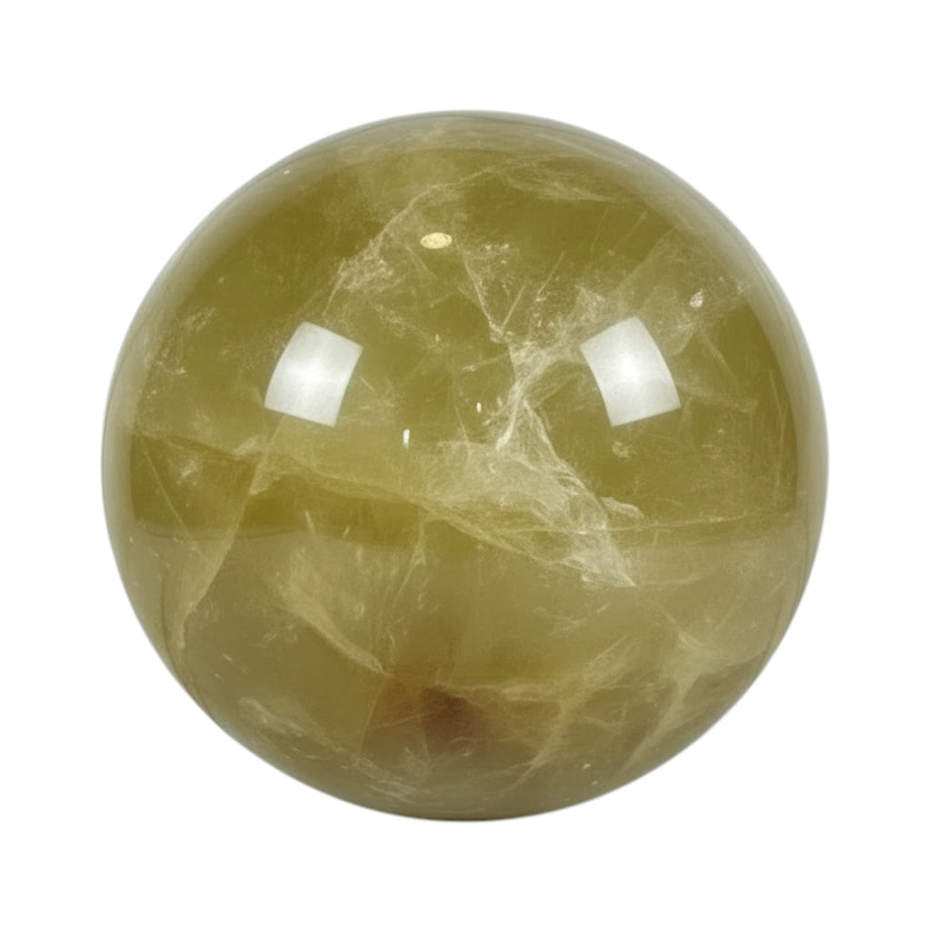 Große Citrin Kugel – Lebensfreude & Energie CrystalScents