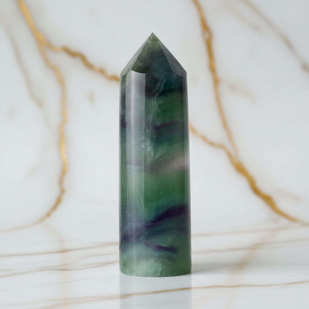 Fluorit Obelisk – Kraftvoll & Intensiv