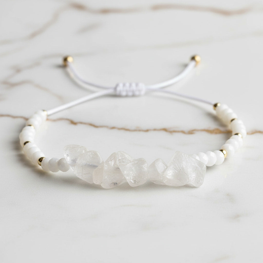 Bergkristall Schutzarmband - Klarheit & innere Stärke