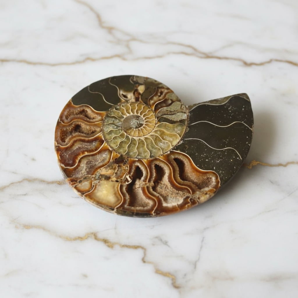 Ammonit Fossil – Fossiles Naturwunder für Deko & Meditation CrystalScents