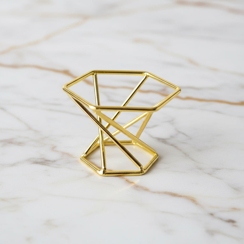Kristallhalter Gold 2 in 1 – Dekorativ & Multifunktional CrystalScents