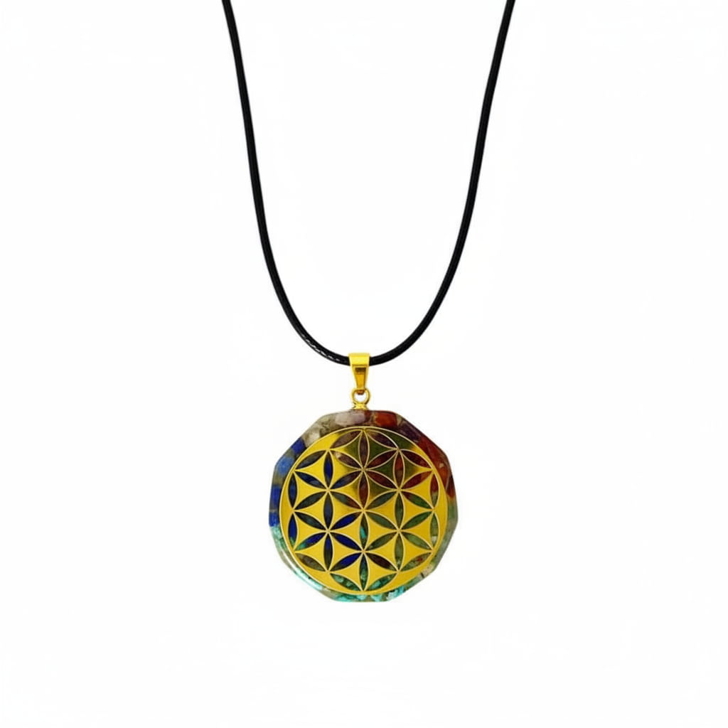 Orgonit Halskette - Blume des Lebens CrystalScents