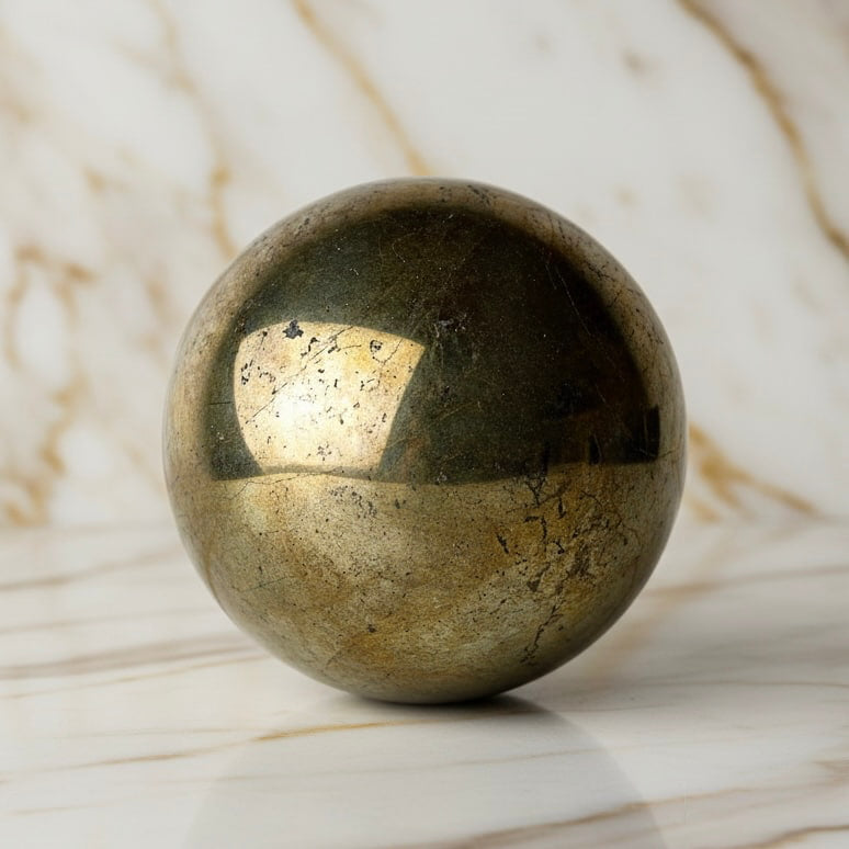 Pyrit Kugel – Stein für Reichtum & Kraft JETZT sichern CrystalScents