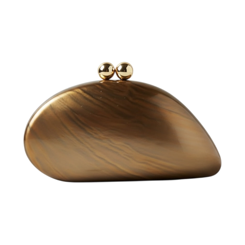 Clutch Perlmutt Braun – Highlight für festliche Looks CrystalScents
