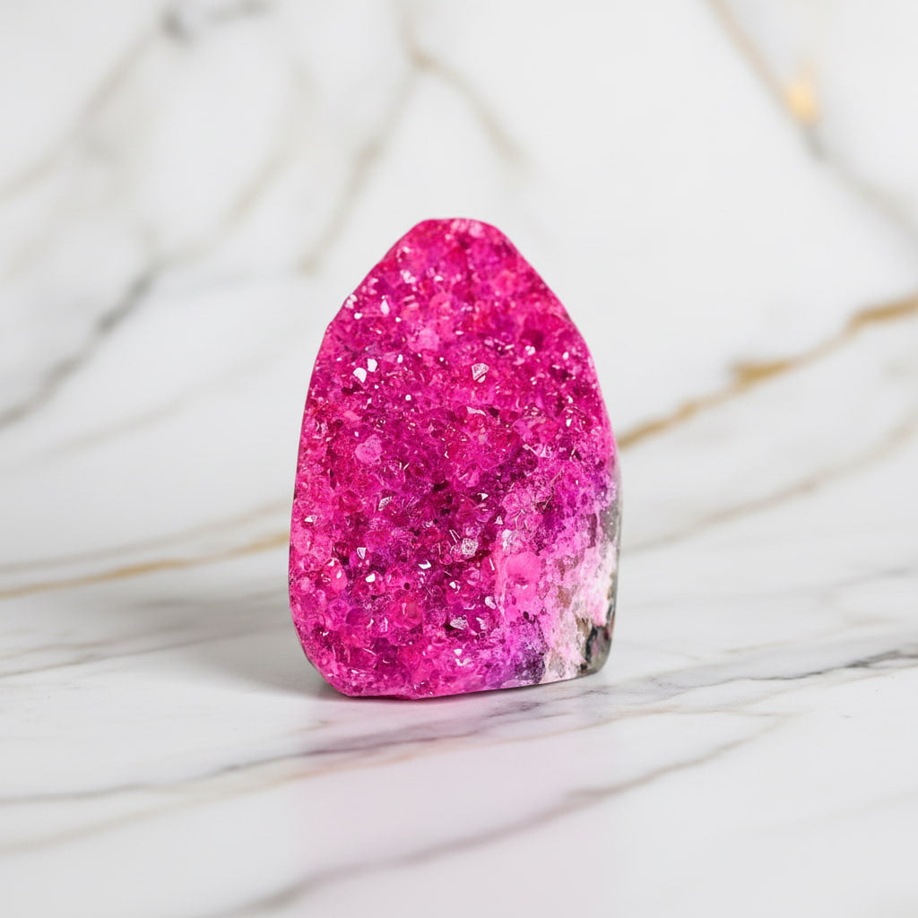 Amethystdruse Pink – Funkelndes Wohnhighlight CrystalScents