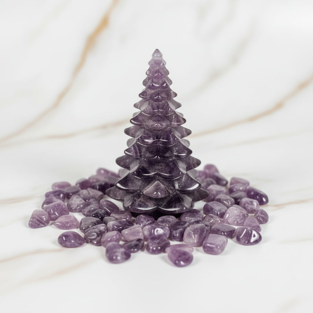 Amethyst Baum - Weihnachtliche Dekoration