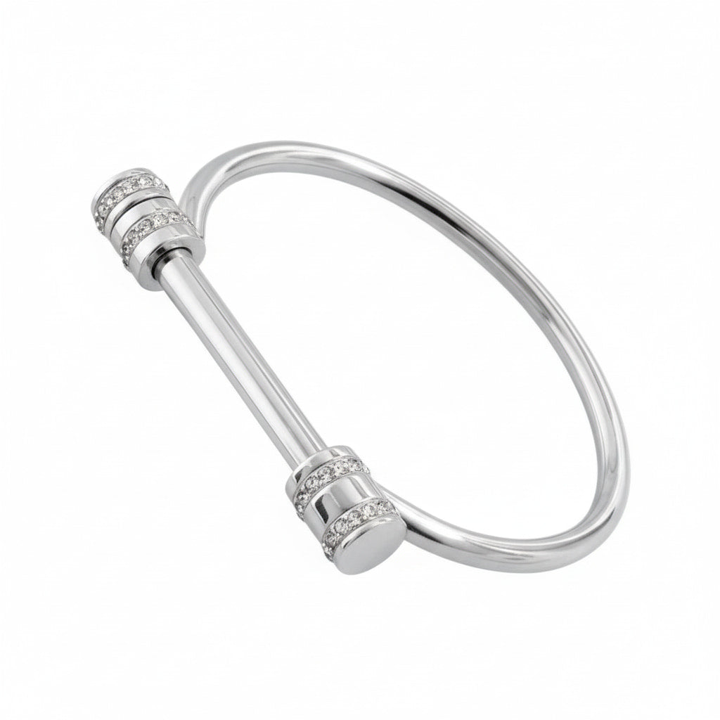 Armband – Schrauben Design in Silber CrystalScents