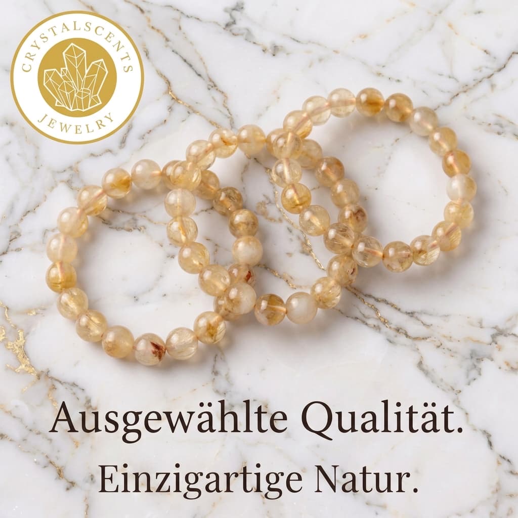 Citrin Kugelarmband - Sonne fürs Handgelenk