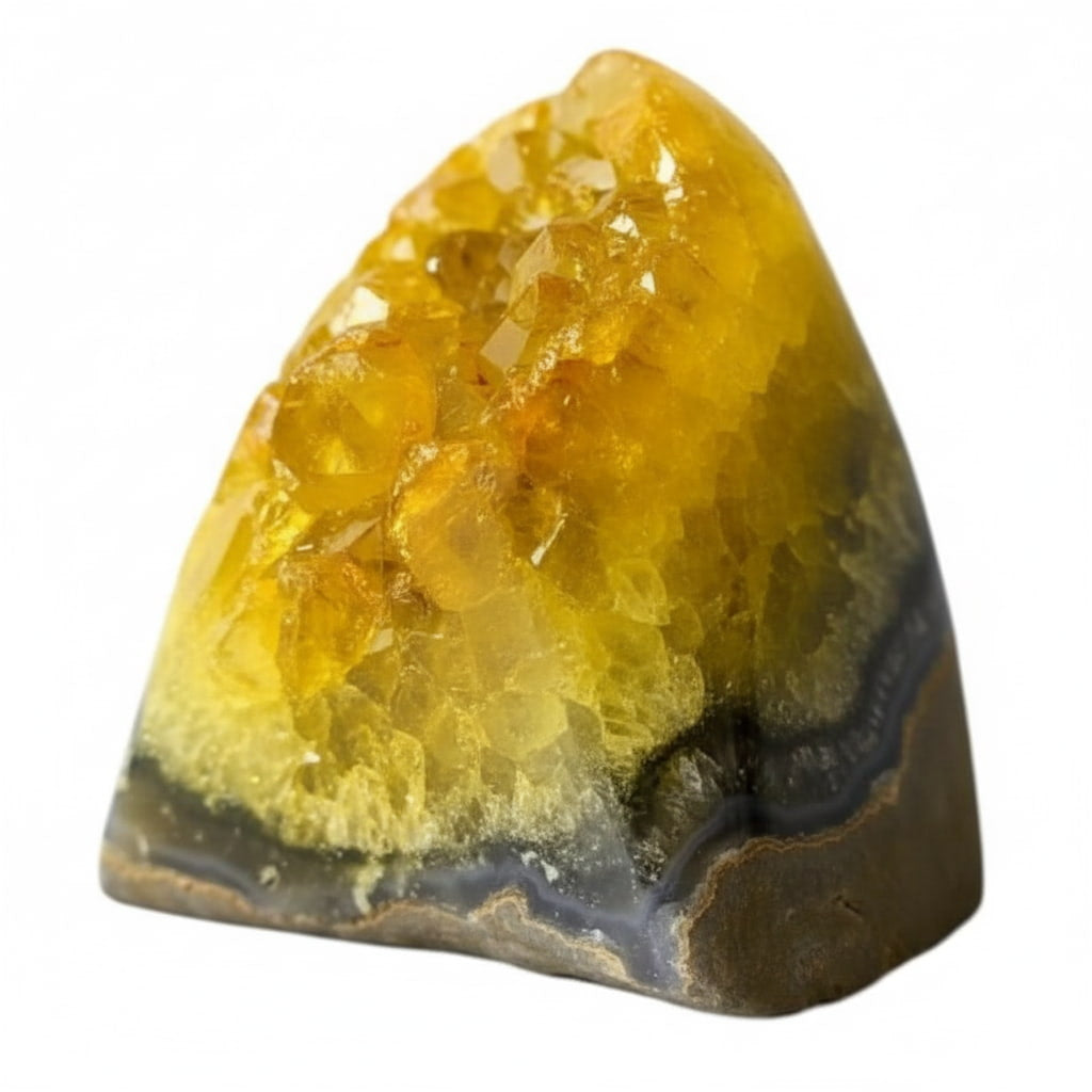 Amethystdruse Gelb – Stilvoller Wohnakzent CrystalScents