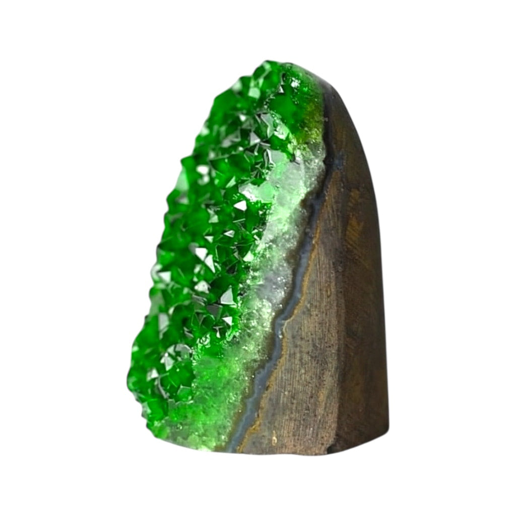 Amethystdruse – Grüne Kristallspitzen CrystalScents