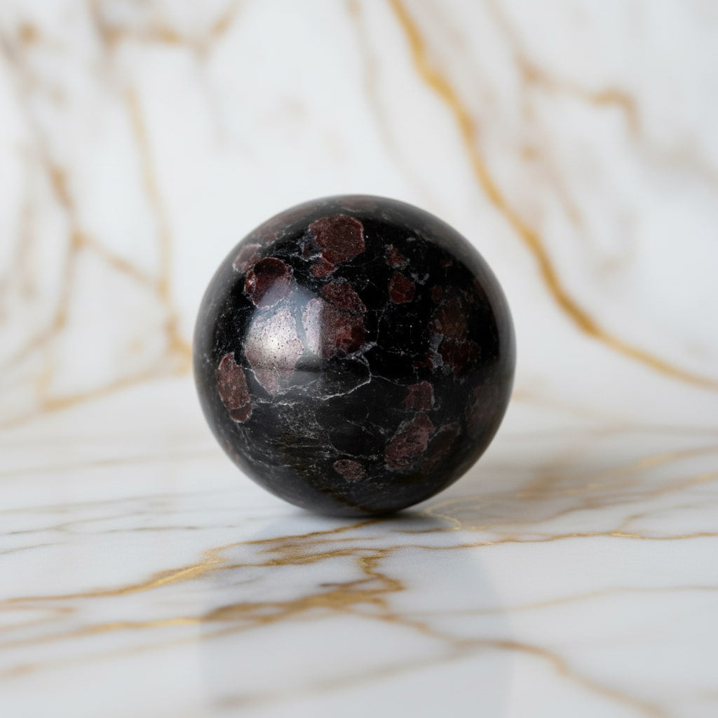 Granat Kugel - Belebende Strukturen & Farben CrystalScents