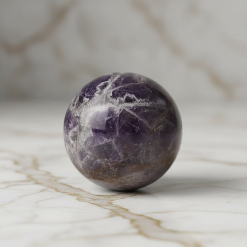 Amethyst Kugel – Ruhe, Harmonie & Inspiration CrystalScents
