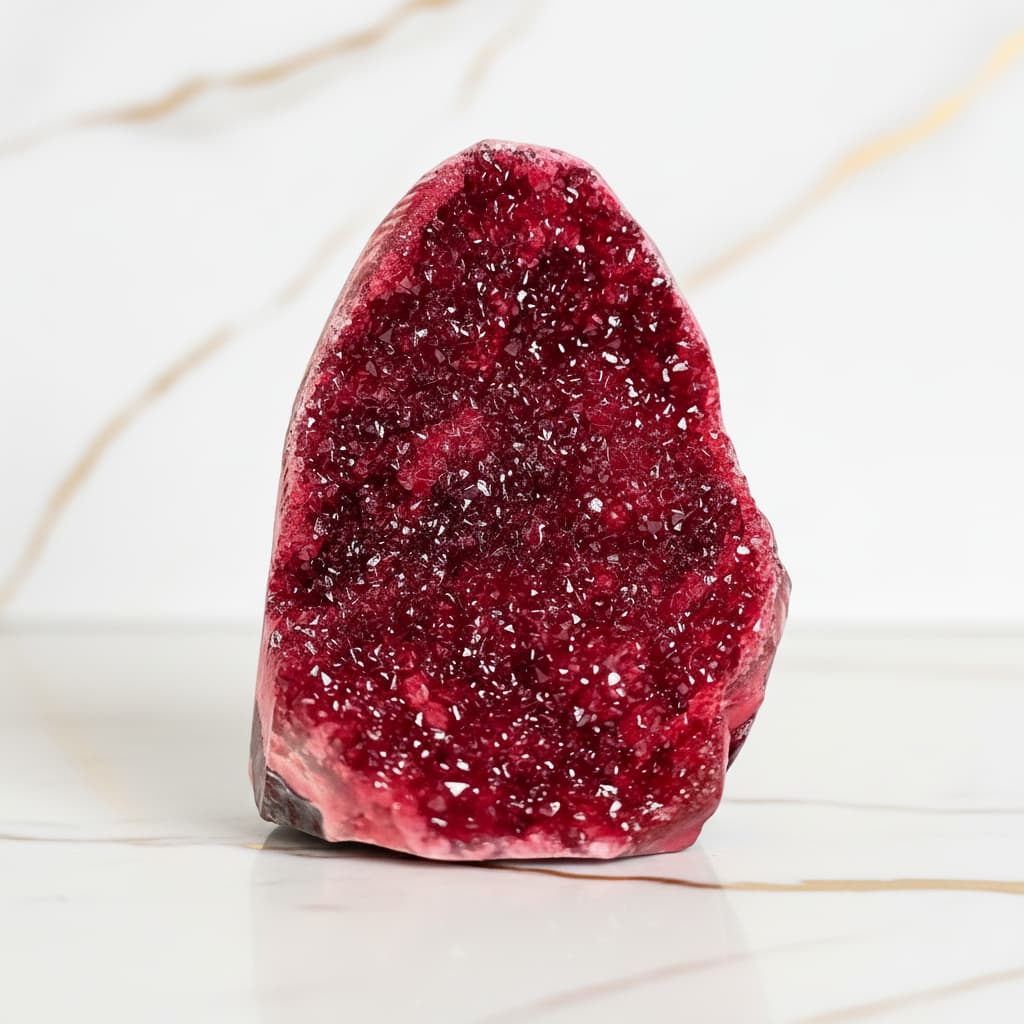 Amethystdruse Rot – Wohnjuwel fürs Zuhause CrystalScents