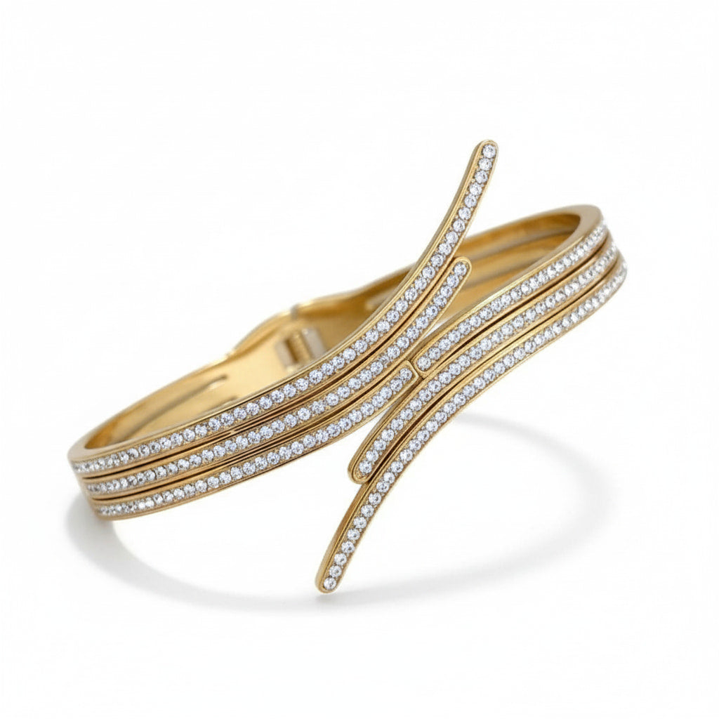 Armband Gold – Eleganter Schwung für stilvolle Akzente CrystalScents