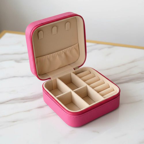 Schmuckbox Pink – Aufbewahrung für Ringe & Ketten CrystalScents