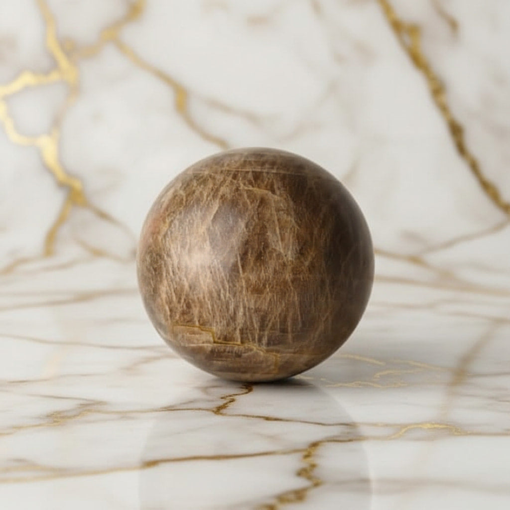 Mondstein Kugel – Balance & inneres Licht CrystalScents