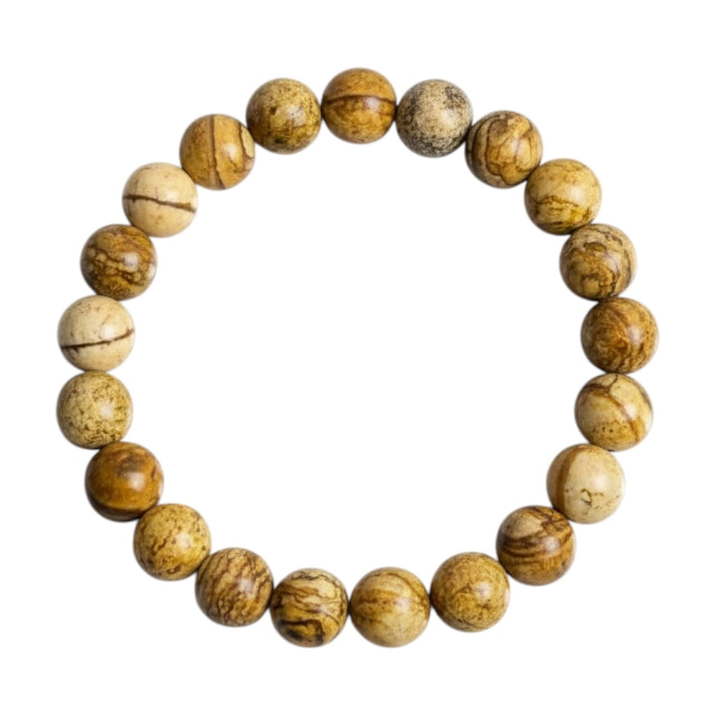 Jaspis Kugelarmband - Natürliche Energiequelle CrystalScents