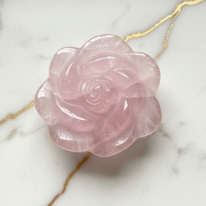 Rosenquarz Rose – Voller Liebe & Harmonie