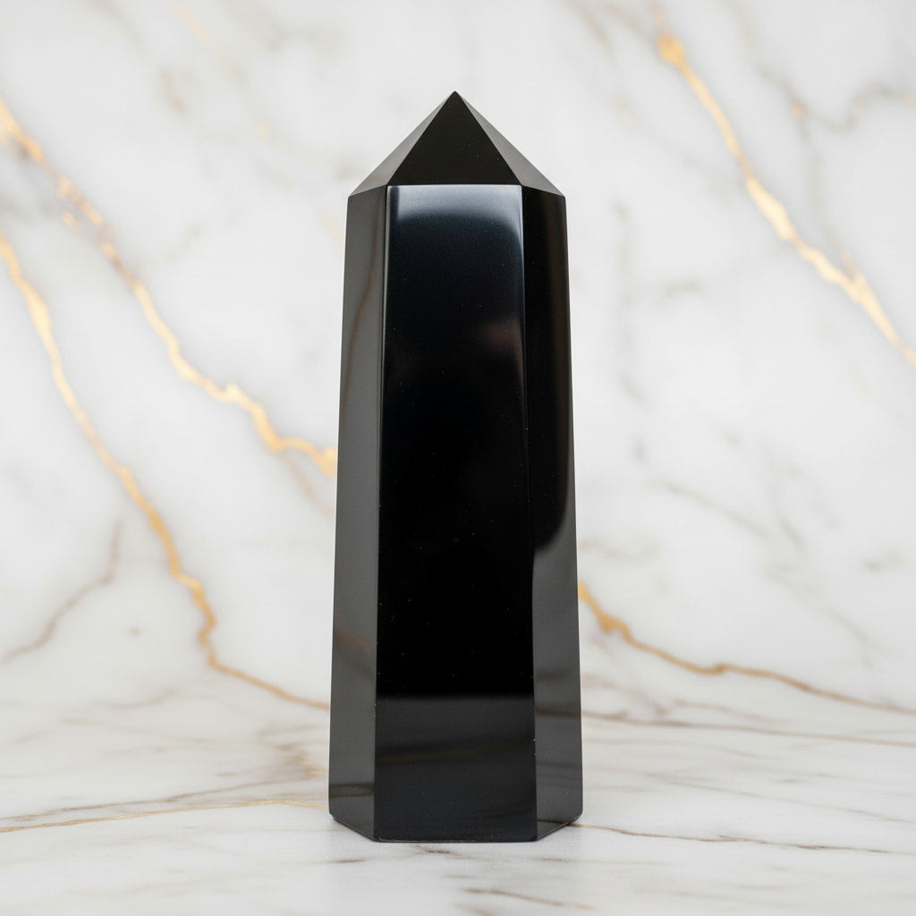 Obsidian Obelisk – Schutzstein JETZT sichern CrystalScents