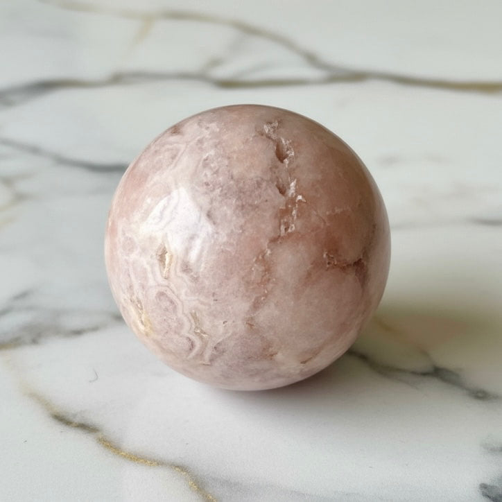 Rosa Amethyst Kugel – Sanfte Begleiterin & Harmonie CrystalScents