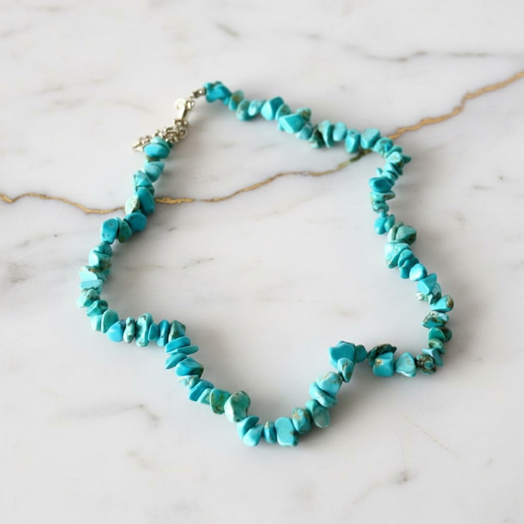 Türkis Splitter Halskette – Mitgefühl & positive Energie