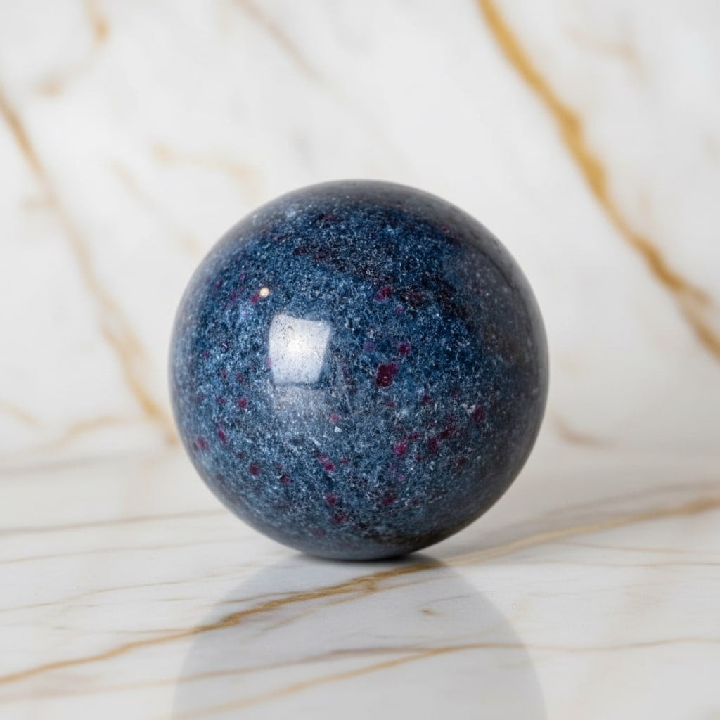 Cyanit Kugel – Konzentration & Fokus CrystalScents