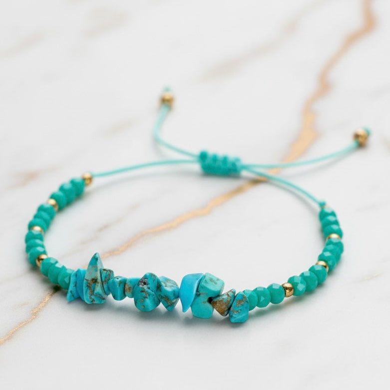 Türkis Schutzarmband – Natürliche Kraftquelle