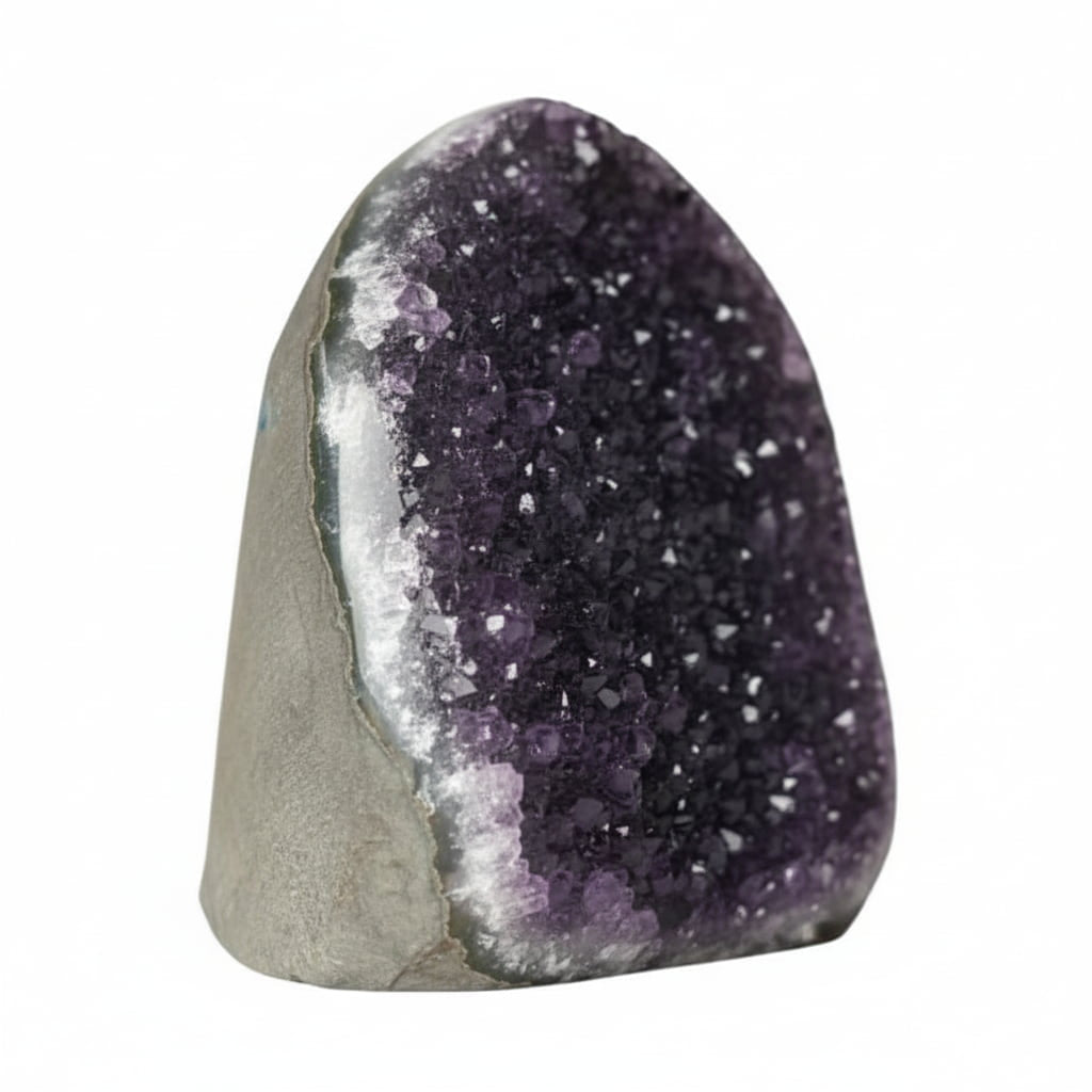 Große Amethystdruse – Funkelnde Spitzen für Wohnräume CrystalScents