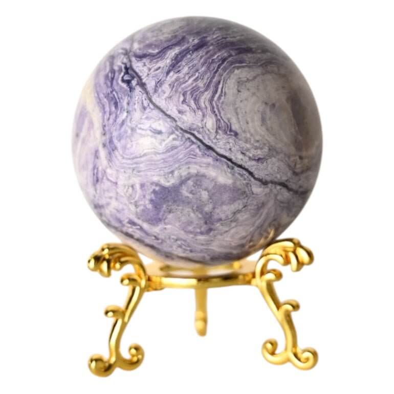 Kugel aus Charoit – Ausdrucksstarkes Naturstück für Balance und Schutz