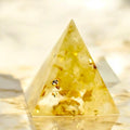 Citrin Kristall Pyramide – Positive Leuchtkraft für Zuhause