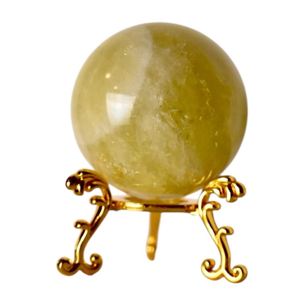 Strahlende Citrin Kugel – Kraftvoller Edelstein für Optimismus und Lebensfreude