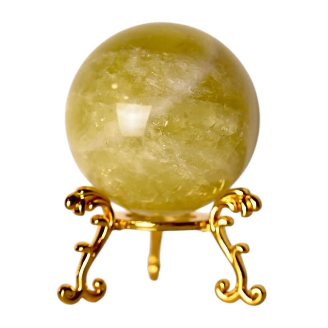 Strahlende Citrin Kugel – Kraftvoller Edelstein für Optimismus und Lebensfreude