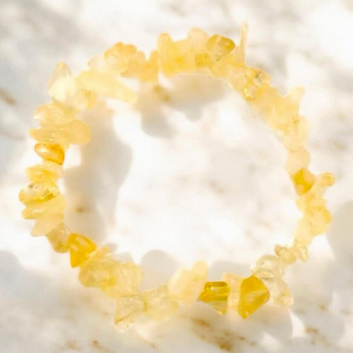 Citrin Splitter Armband - Lebensfreude & Energie