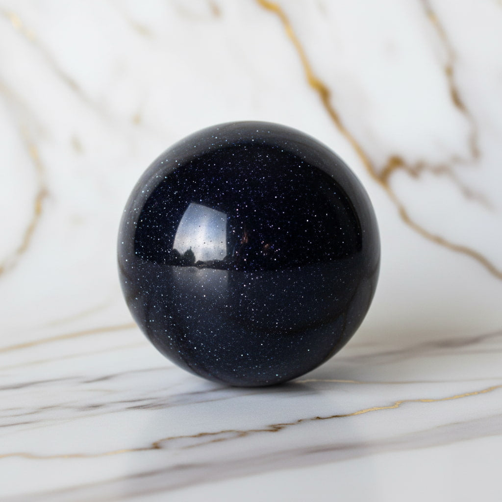 Blaufluss Kugel - Glitzernder Sternenhimmel CrystalScents