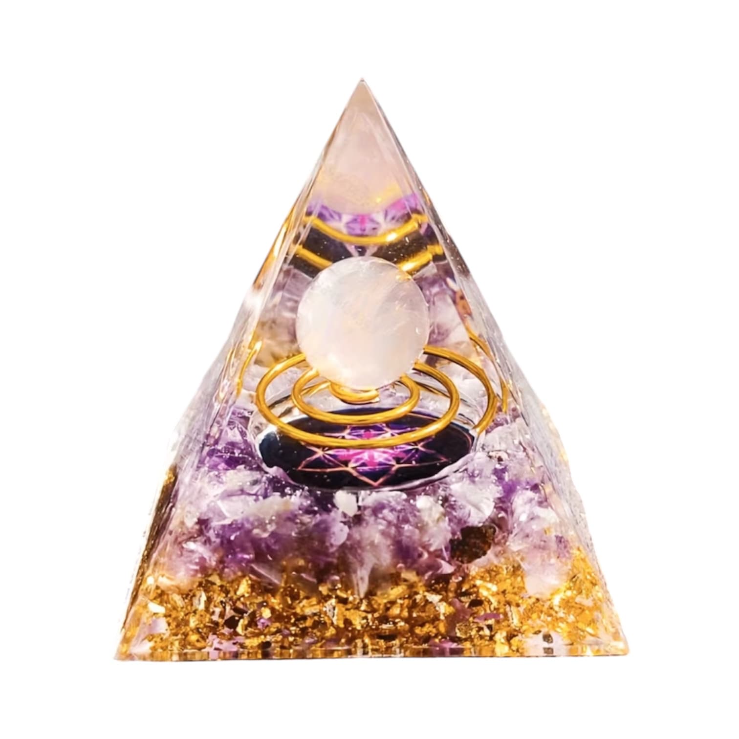 Amethyst Orgonit Pyramide - Klarheit & Inspiration CrystalScents