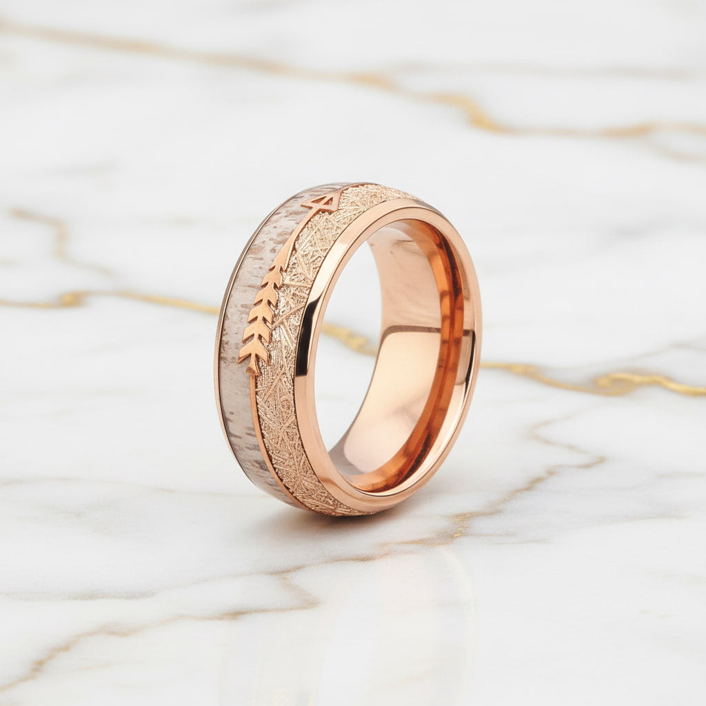 Ring mit Pfeil-Design – Goldenes Accessoire CrystalScents