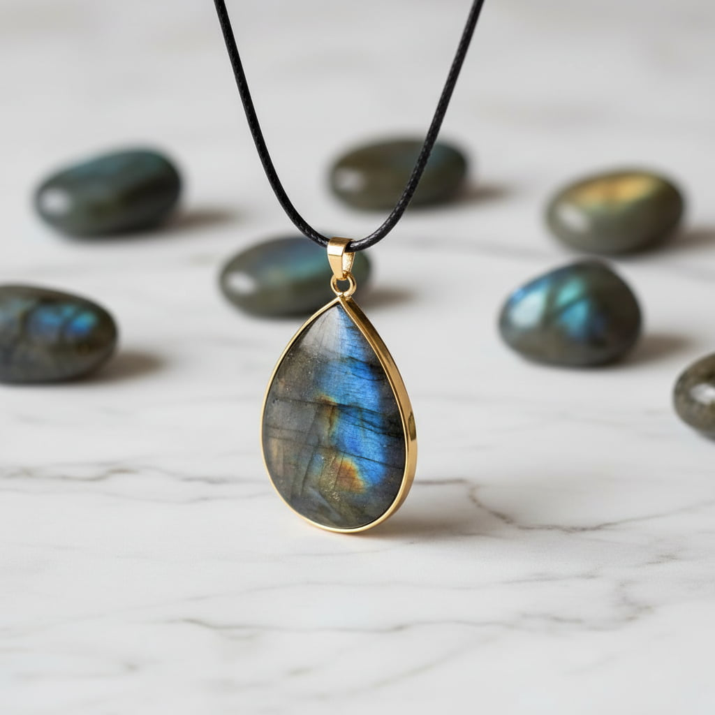 Labradorit Halskette – Schutz & Energie JETZT sichern CrystalScents